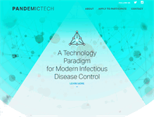 Tablet Screenshot of pandemictech.com
